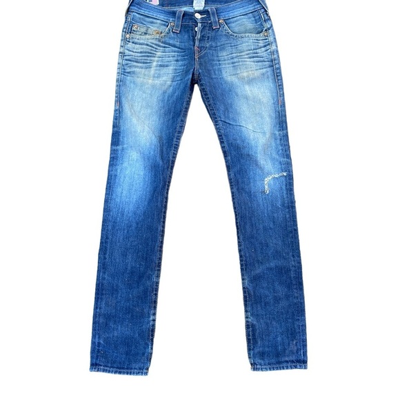 Vintage True Religion Jeans Size 29 ROCCO Blue - Picture 3 of 12
